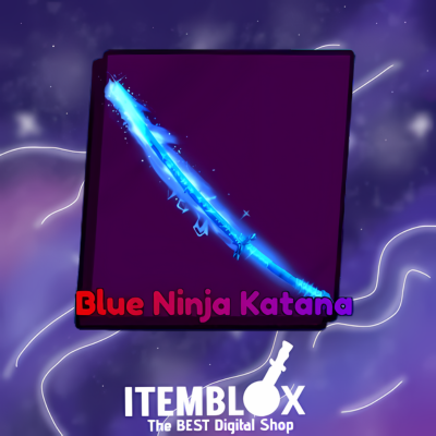 Blue Ninja Katana